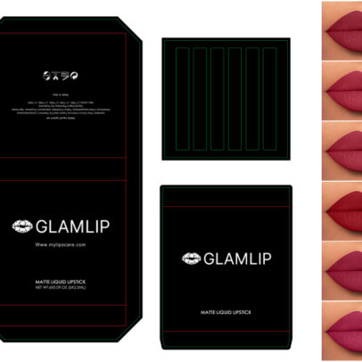 Комплект Луксозни Матови Кутии с Матови Течни Червила